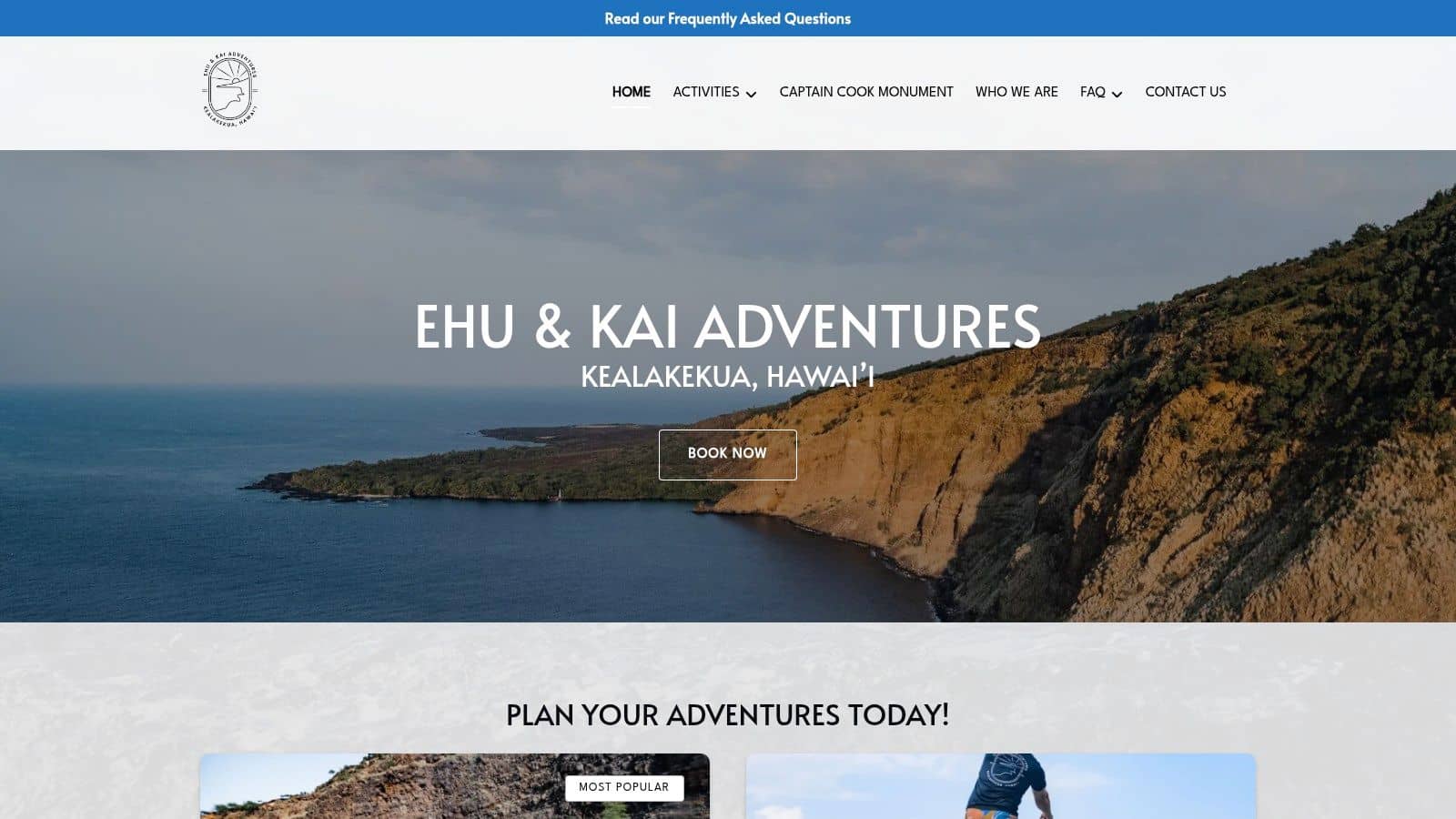 Ehu & Kai Adventures – On‑the‑bay kayak/SUP rentals