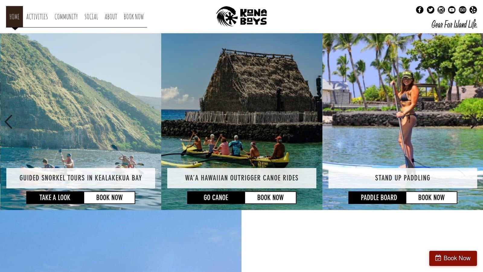 Kona Boys (Guided Kayak & Snorkel to Captain Cook)