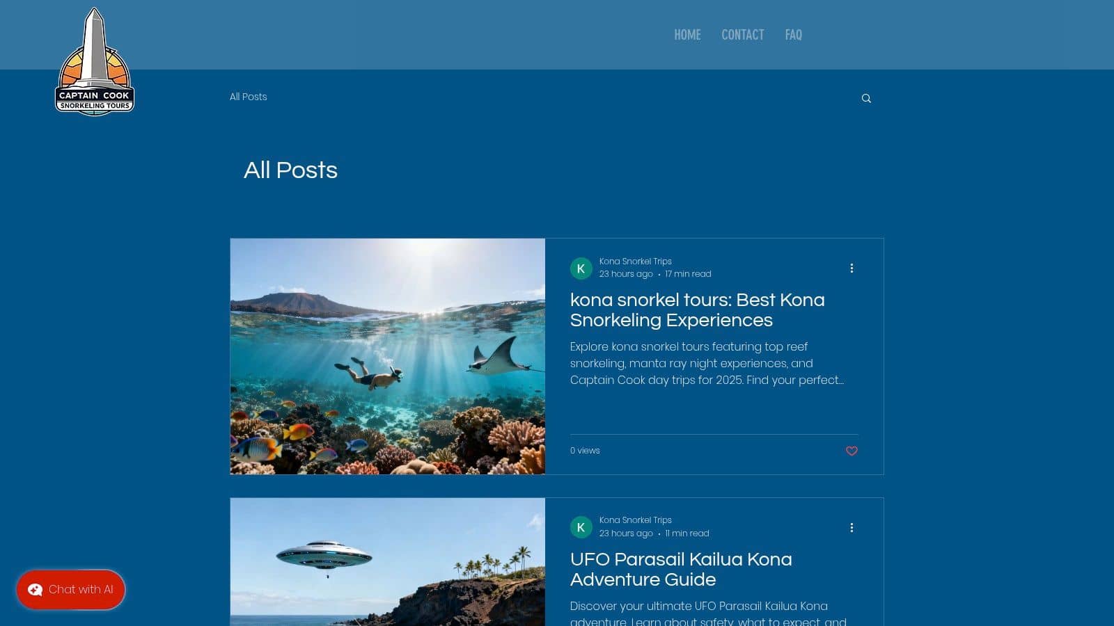 Captain Cook Snorkeling Tours